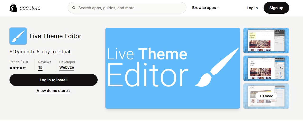 Live Theme Editor